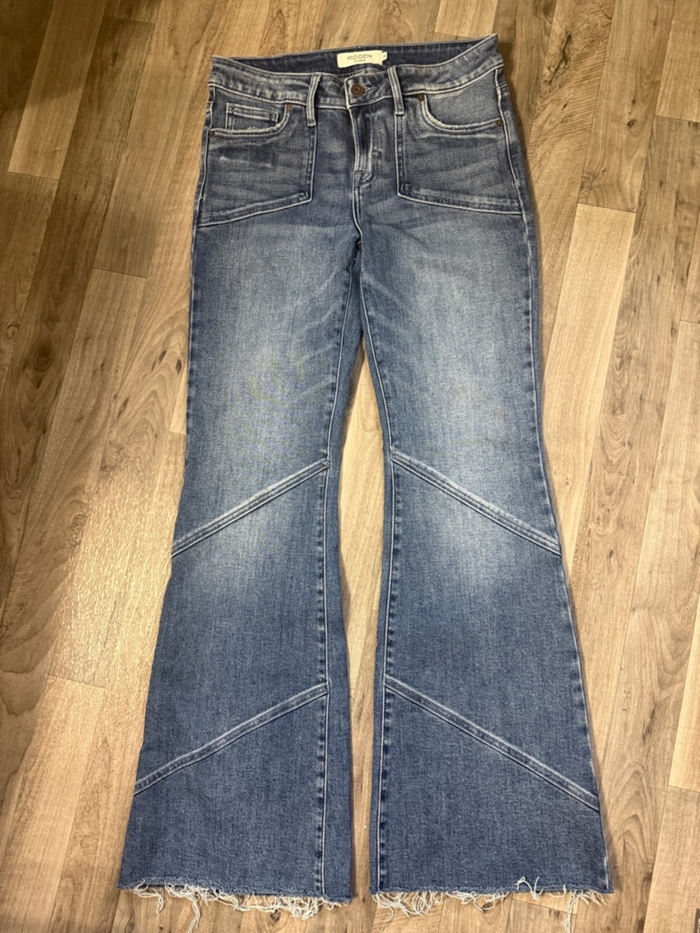 Modern Icon Blue Flare Jeans - Women